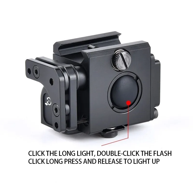 WADSN-puntero láser táctico PERST-1 Airsoft, mira de punto rojo, verde, azul, puntero láser colgante inferior, luz de pistola para arma de caza - imagen 4