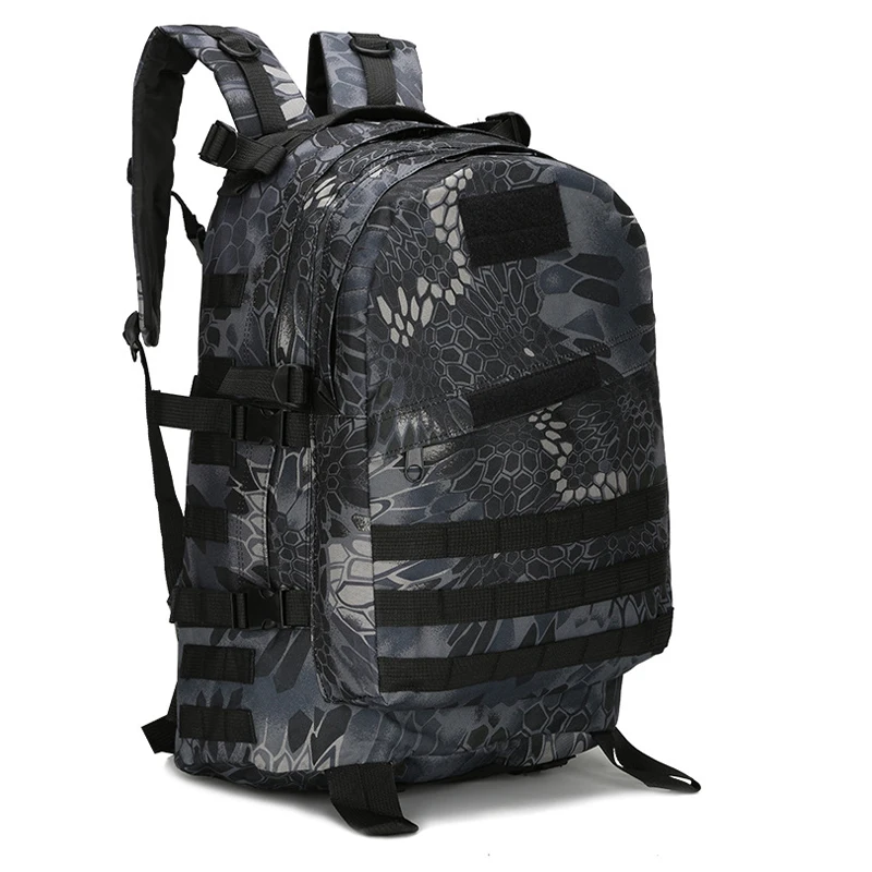 Mochila táctica del ejército para hombre, bolsa de asalto Molle para exteriores, senderismo, Trekking, Camping, caza, Mochila de camuflaje Multicam - imagen 4