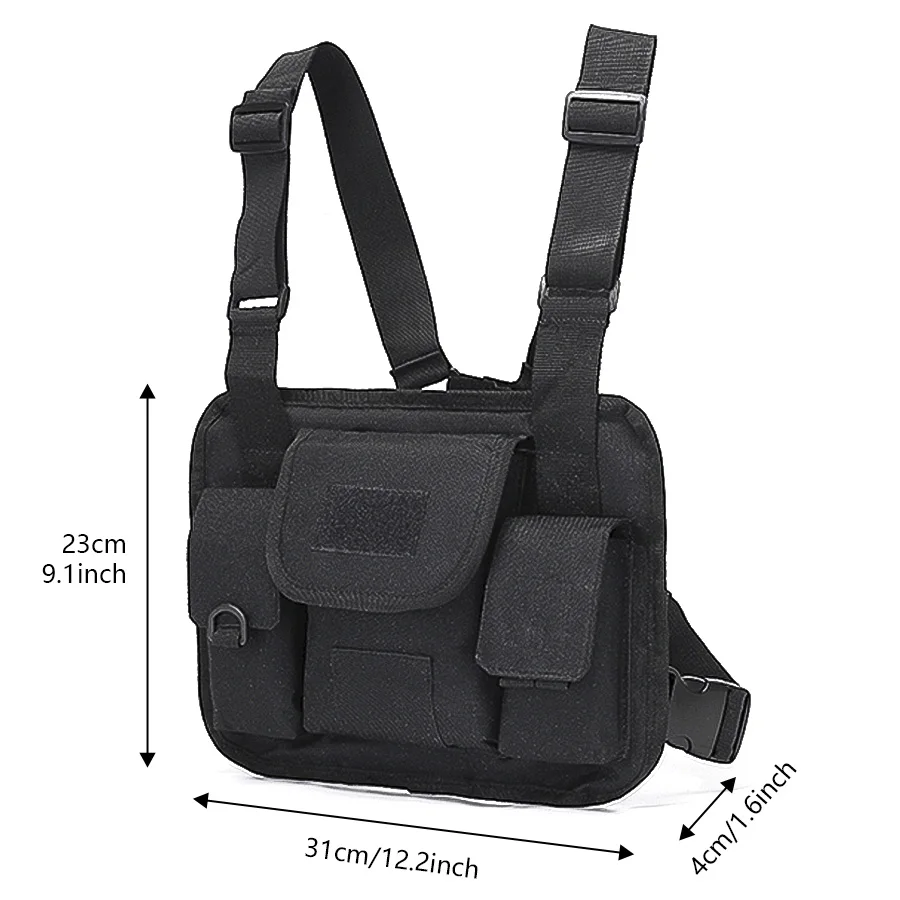 Bolso de baile callejero al aire libre joven y de moda, mochila de pecho, bolso de moda hip-hop - imagen 4