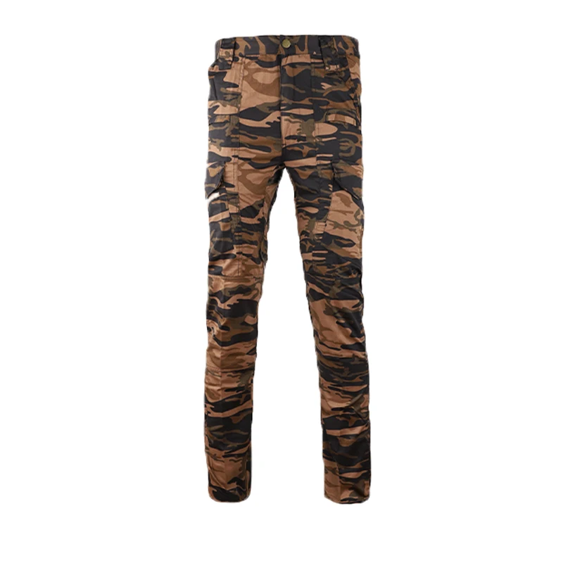 Traje táctico marrón de camuflaje al aire libre para hombre, uniforme de senderismo, ropa de caza, ropa de entrenamiento de combate - imagen 5