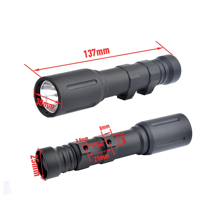 WADSN MOD PLH V2 linterna táctica luz de explorador alto Lumen con interruptor remoto de presión foco UNT botón caliente montaje Airsoft - imagen 5