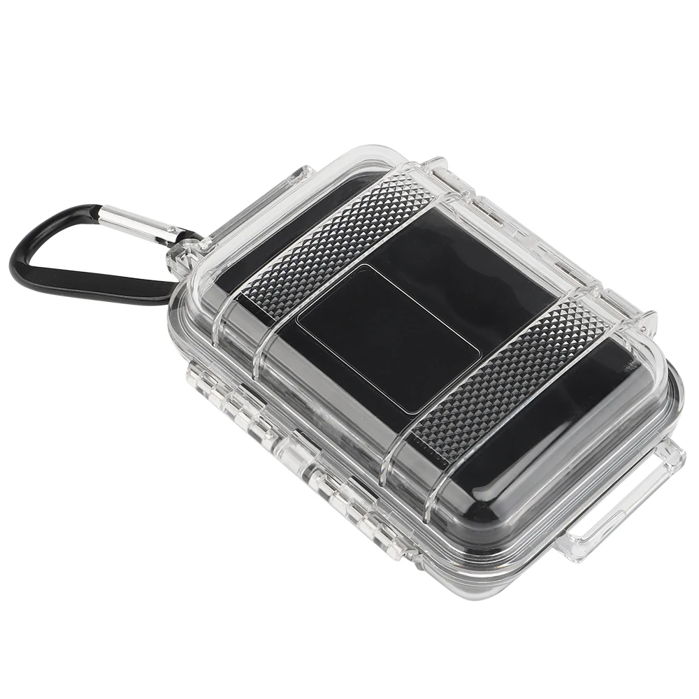 Mini caja de almacenamiento táctica para colgar, con gancho, almohadilla de silicona desmontable, caja de herramientas impermeable, para acampar, herramientas EDC, Paintball - imagen 4