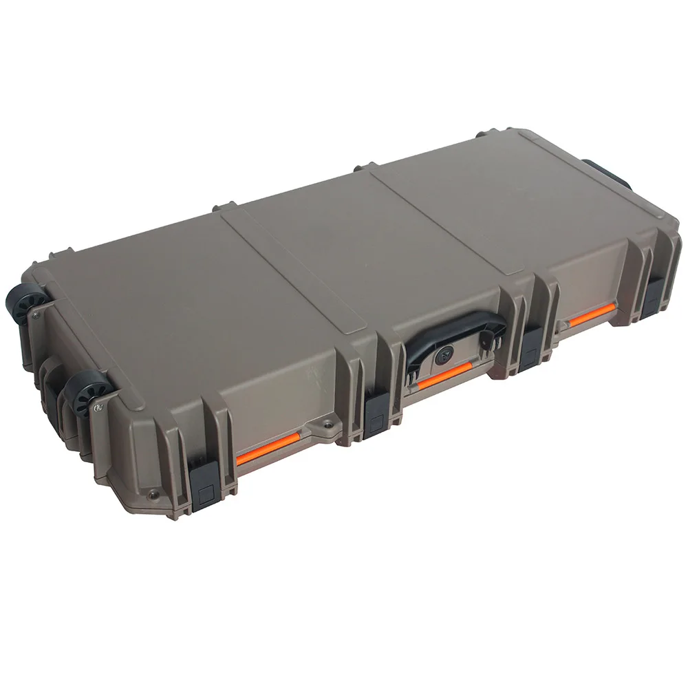 VULPO-equipo electrónico a prueba de humedad para exteriores, caja de seguridad con rodillo de 1m, esponja EVA acolchada, funda para Rifle de caza - imagen 5