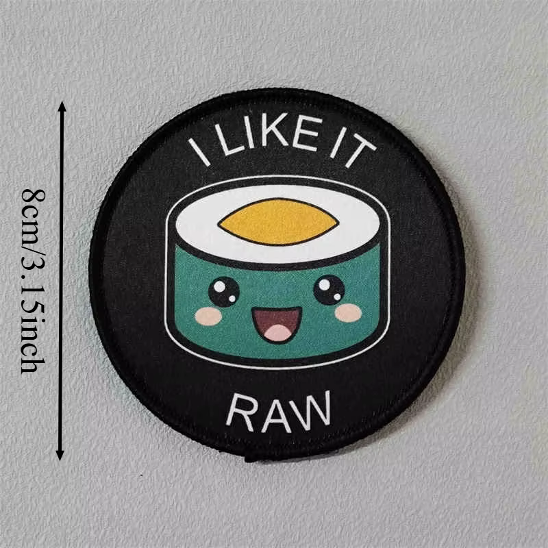 Parche táctico sushi maki – Parche de moral gancho y bucle - imagen 3