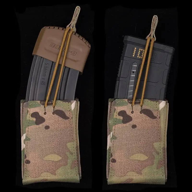 Bolsa táctica Molle de 7,62/5,56mm para M4 AK AR 15, funda de goma para Rifle Mag, Protección de caza - imagen 5