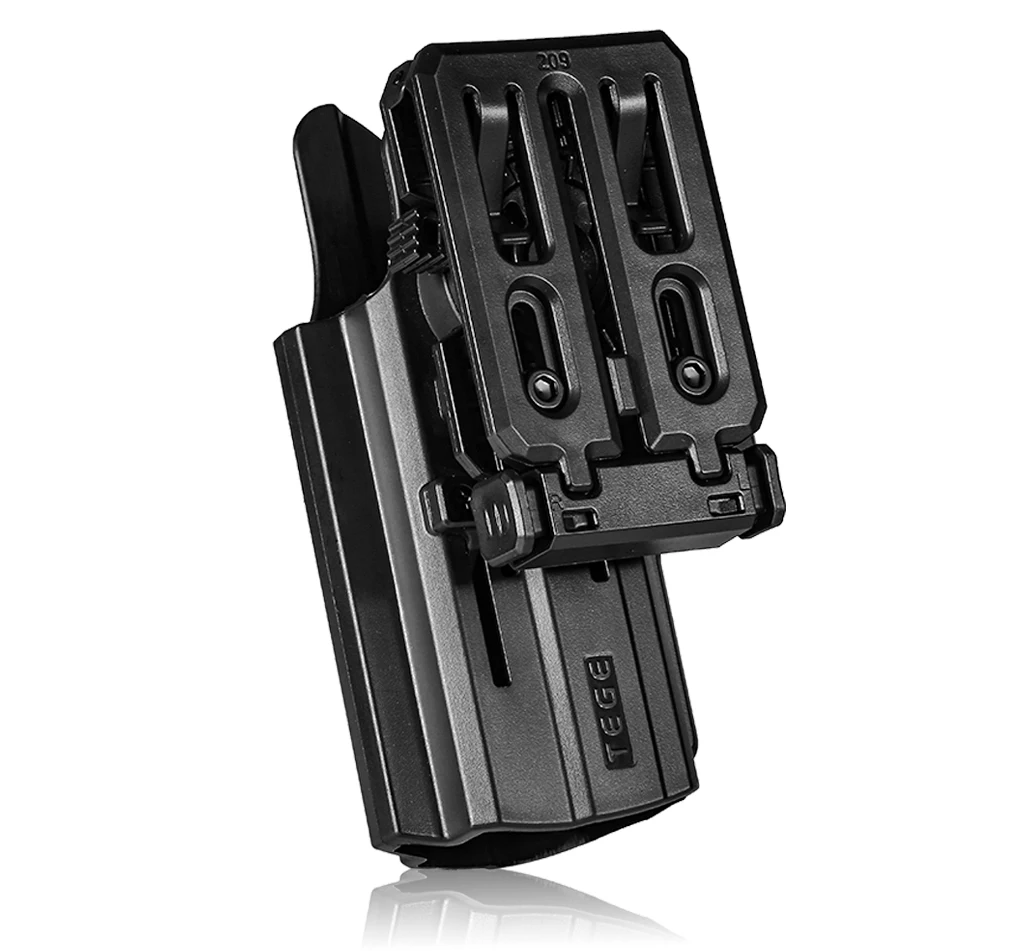 Funda de polímero OWB, funda Universal para pistola IPSC, entrenamiento de tiro, accesorio de Clip para cinturón combinado, Glock/SW/Hellcat/92fs - imagen 4