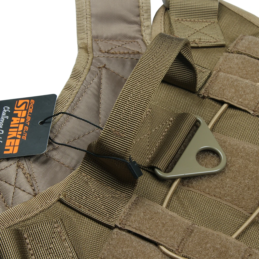 Arnés táctico ajustable con mango para perro, chaleco de entrenamiento para Pastor Alemán, excelente ELITE SPANKER, al aire libre, grande - imagen 3