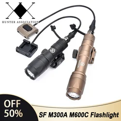 WADSN M600 linterna táctica LED con interruptor presión MLOK KEYMOD