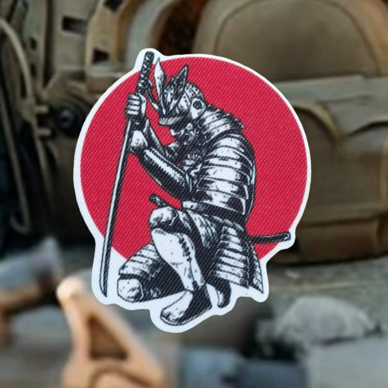 Parches impresos con insignia de moral divertida de guerrero para ropa, brazalete militar táctico, gancho y bucle, accesorios para mochila, pegatinas - imagen 3