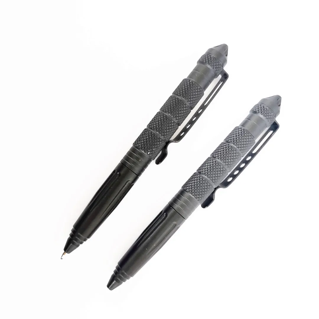 Bolígrafo táctico con 3 recargas, armas de defensa Personal, herramienta de emergencia, rompevidrio, equipo de supervivencia, aluminio antideslizante - imagen 3