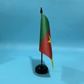 Black plastic pole