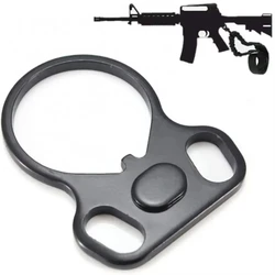 Placa de eslinga doble de acero – Adaptador ajustable para rifle táctico
