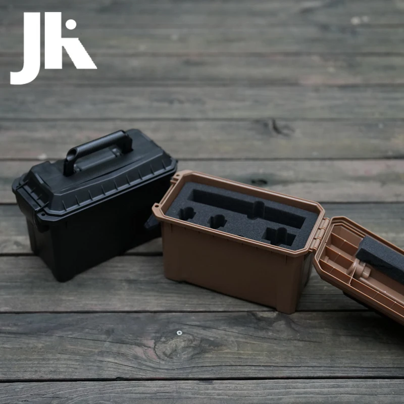 Caja de herramientas de plástico ABS a prueba de golpes, caja de seguridad táctica, Maleta portátil ligera para exteriores - imagen 4