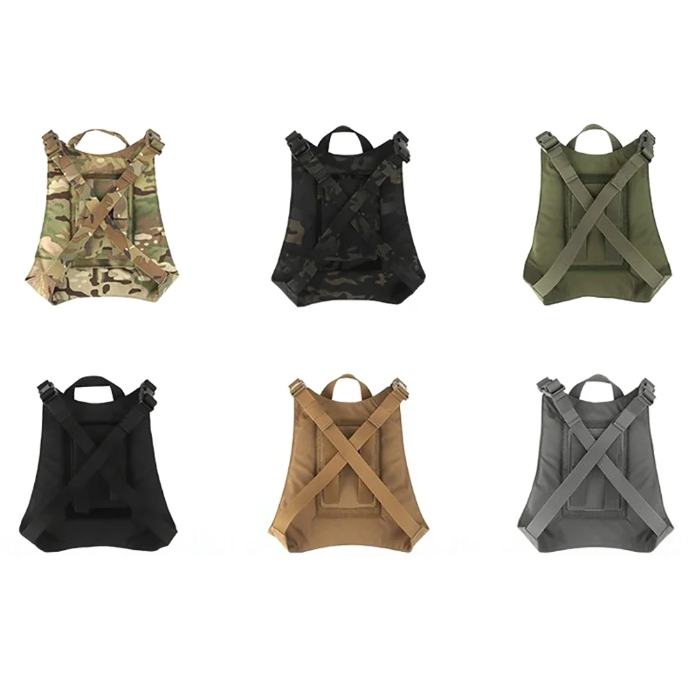 Bolsa táctica para casco, bolsa de almacenamiento de despliegue rápido, soporte para casco de motocicleta, arnés, correas de nailon, mango para caza y ciclismo al aire libre