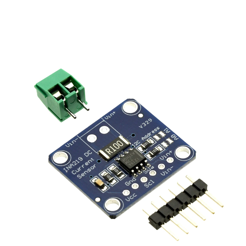 MCU-219 INA219 Interfaces I2C Módulo de sensor de monitoreo de corriente/potencia bidireccional de deriva cero - imagen 2
