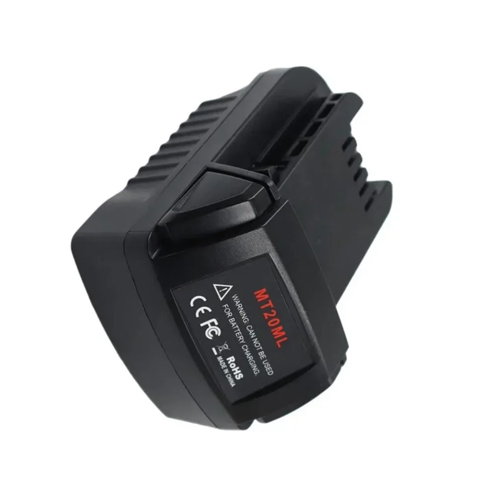 Adaptador de batería MT20ML, convertidor de cargador USB para Makita, convertidor de batería de iones de litio de 18V, BL1830, BL1860, BL181 a Milwaukee - imagen 2