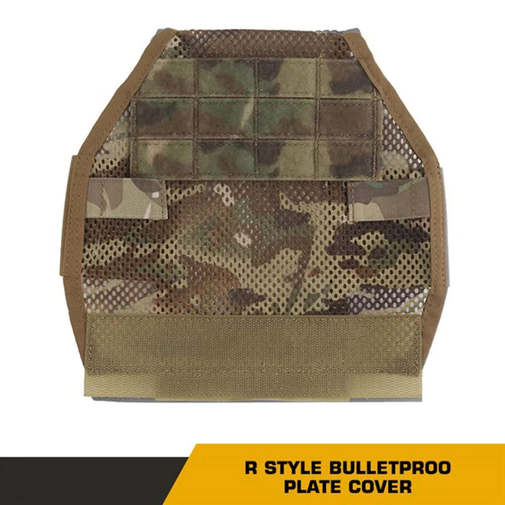 Chaleco táctico cubierta de placa protectora serie R externa, malla transpirable, solo para plataforma de pecho de placa VE-107 - imagen 3