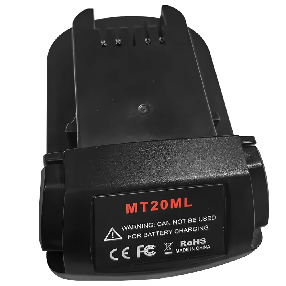 Adaptador de batería MT20ML para batería de iones de litio Makita de 18V, convertido a herramientas Milwaukee M18 de 18V, convertidor de batería - imagen 2