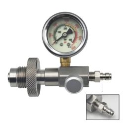 Adaptador carga buceo DIN 400 bar con manguera
