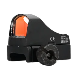 1 mira de pistola de punto rojo de aluminio ligero con control de luz ambiental y base de riel Picatinny de 20 mm