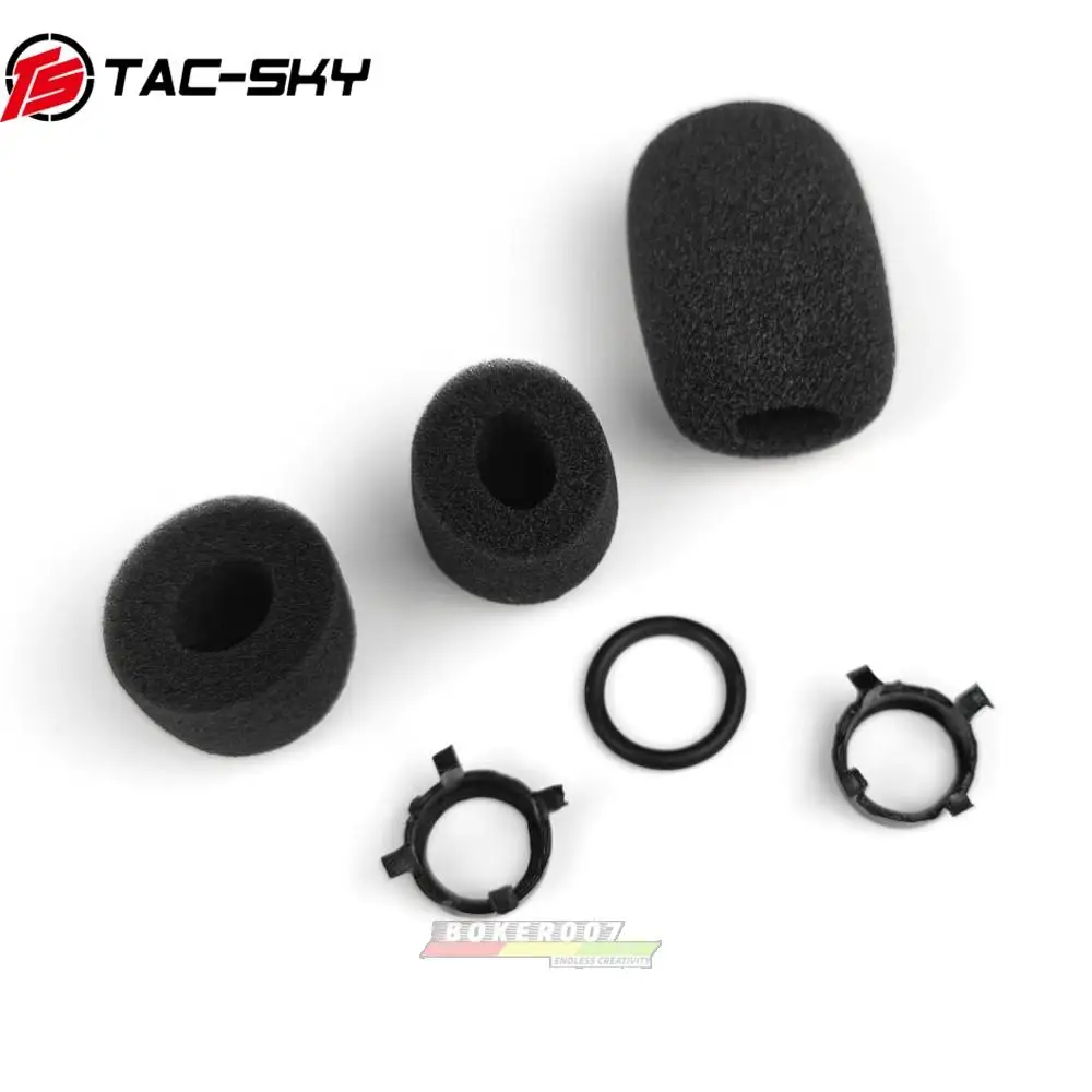 Tac-sky Comtac III C3 C2 captación Cancelación de ruido auriculares tácticos micrófono esponja accesorios de repuesto - imagen 3