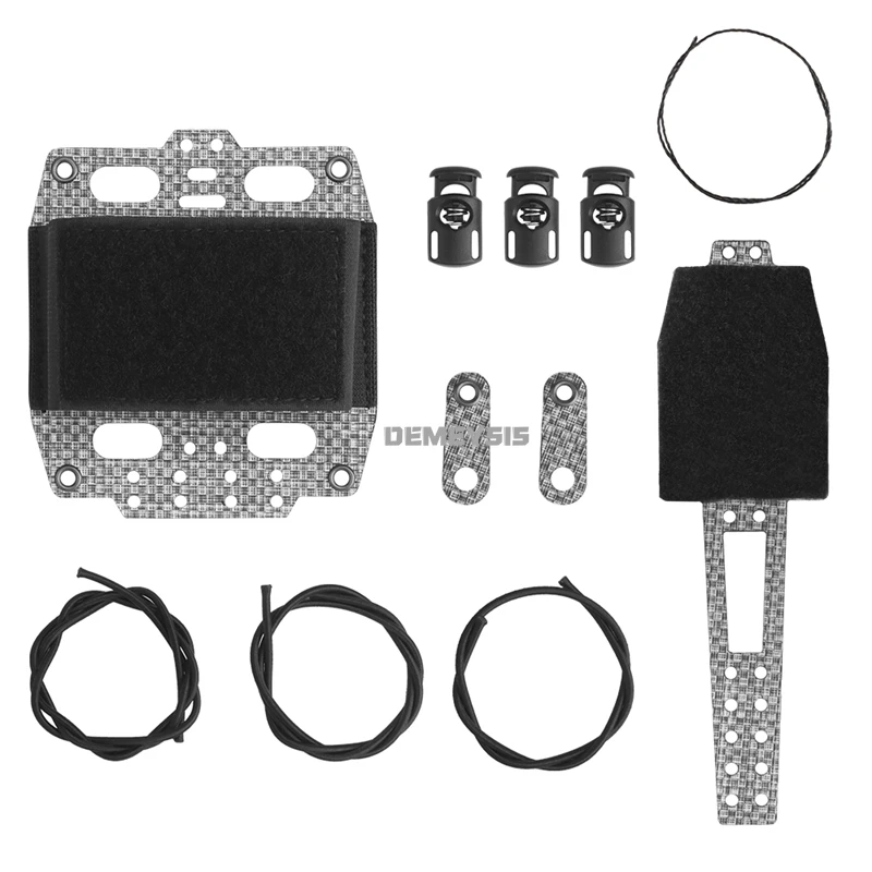 Caja de batería táctica PVS31 NVG, bolsa de almacenamiento, sistema de retención de casco rápido, funda de batería ajustable para casco de Paintball Airsoft - imagen 3