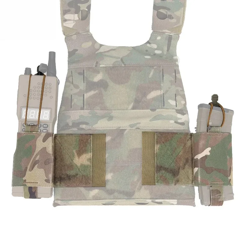 Bolsa táctica para revistas AR M4 5,56, soporte elástico para Radio, cuerda, bolsa para walkie-talkie, paquete lateral, accesorio - imagen 2