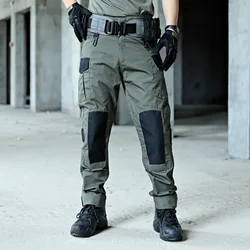 Pantalones tácticos para hombre - bolsillos cargo e impermeables