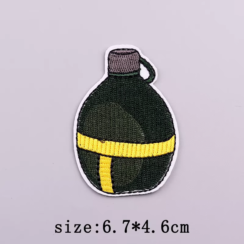 Parche bordado montaña termoadhesivo para planchar en ropa y mochila - imagen 5