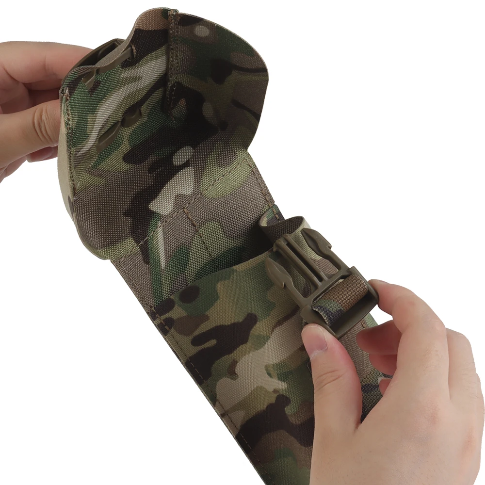 Bolsa táctica para controlador de Dron DJI MOLLE FPV, accesorios portadores de placa, equipo de entrenamiento Airsoft para caza al aire libre - imagen 5