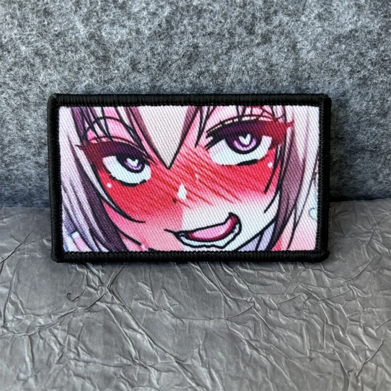 Anime Path on Clothing-insignia de moral impresa, parches militares tácticos con gancho y bucle, pegatina para mochila, brazalete - imagen 2