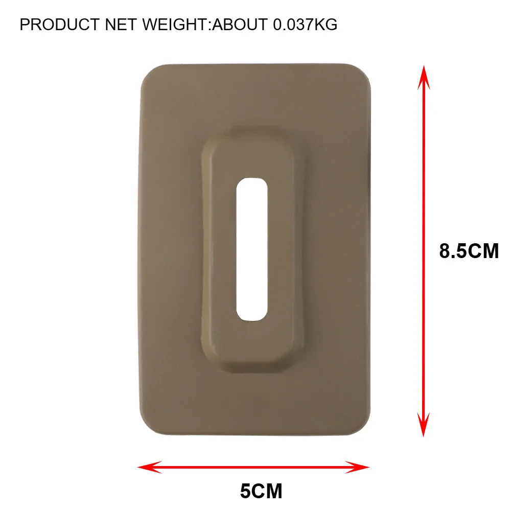 Adaptador de cámara de casco táctico, soporte de linterna, gancho de nailon, bucle, caza Militar, Airsoft, adaptador rápido para casco, Base fija - imagen 2