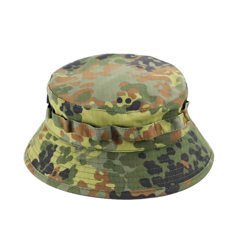 Sombrero boonie de ala corta táctico manchado alemán, sombrero de ala redonda de combate, visera de Montañismo al aire libre EMR/A-TACS/MCAD/AOR1 - imagen 5