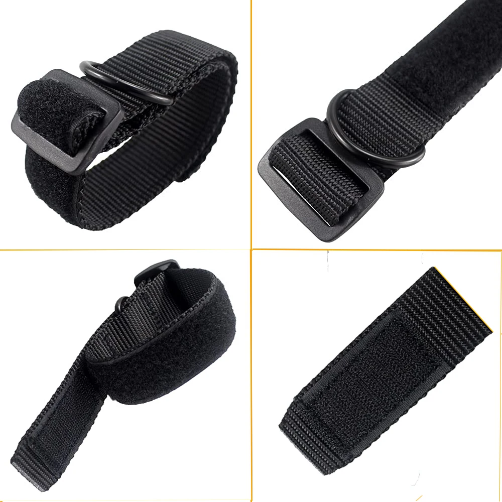 Adaptador de eslinga Universal ajustable para Rifle, accesorio de correa de hombro de nailon con bucle de anillo en D resistente para caza - imagen 4
