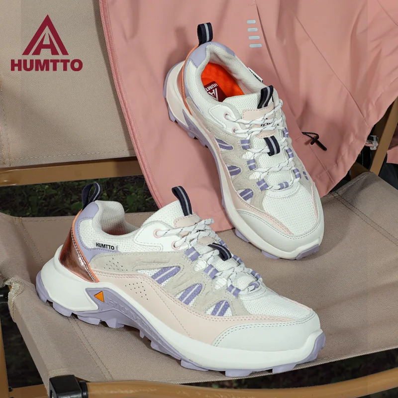 HUMTTO-zapatos de senderismo para hombre, zapatillas ligeras antideslizantes, transpirables, para escalada y montañismo, para exteriores, botines - imagen 4