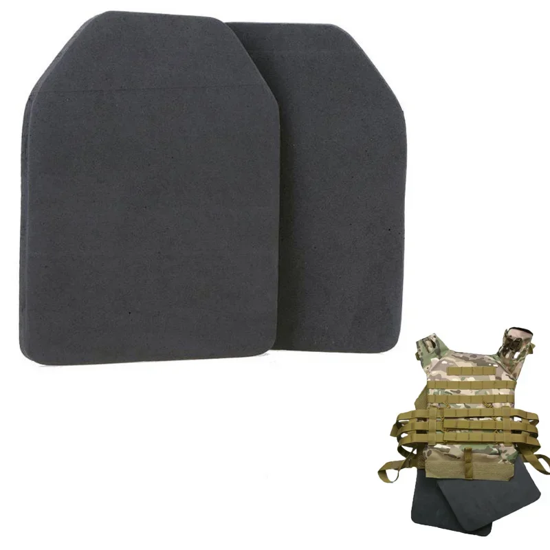 Placas de armadura de entrenamiento de espuma duraderas, chaleco táctico SAPI simulado no balístico, portador a prueba de golpes para chaleco militar Airsoft AVS JPC