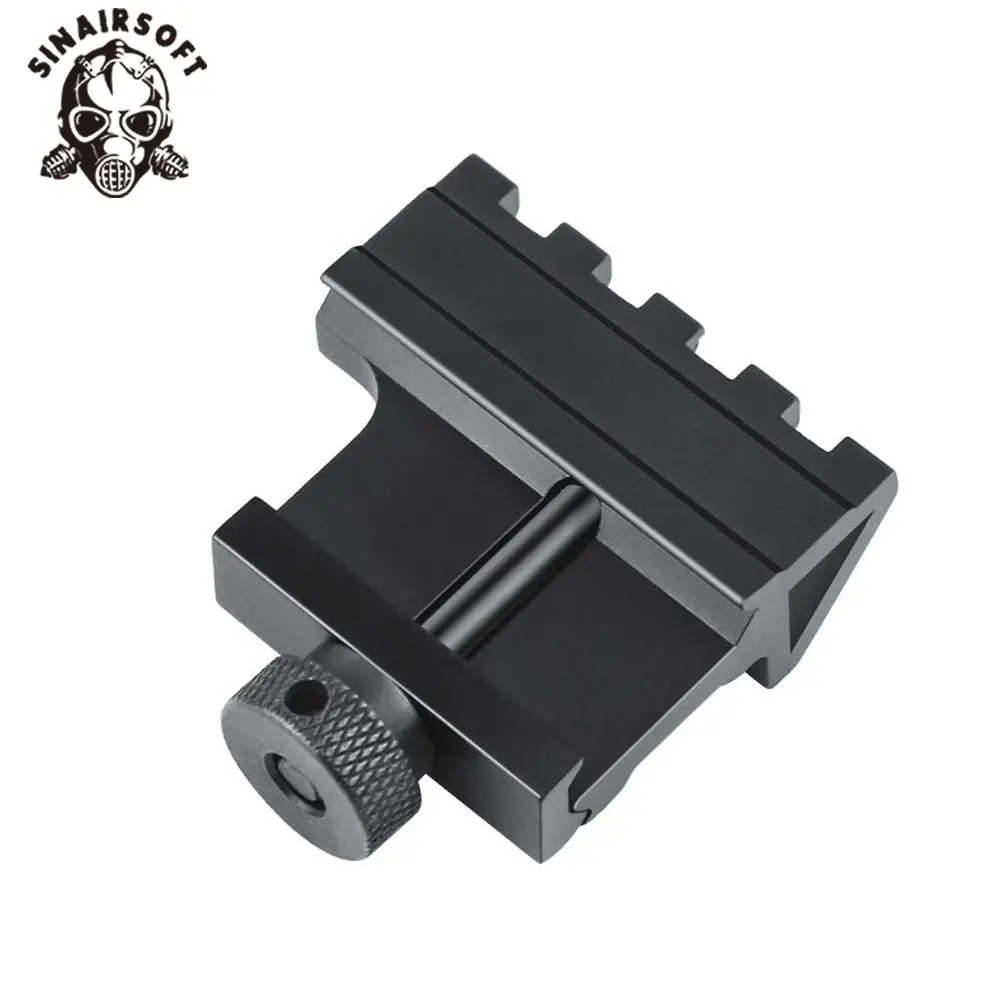 Soporte de riel compensado de Metal táctico, 45 grados, 30 grados, para Rifle AR15 RM, mira de punto rojo, linternas, soporte de alcance - imagen 4