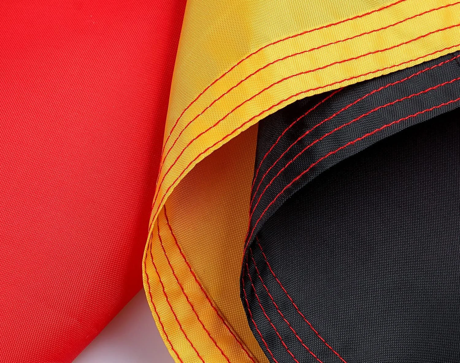 Bandera alemana a rayas cosidas de nailon resistente, 3x5Fts, banderas tedesnicas nacionales - imagen 3