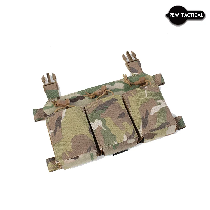 Placa frontal para AIRSOFT, accesorio táctico estilo HSP, tórax, TRIPLE RIFLE MAG, 556, 762, 545 - imagen 3
