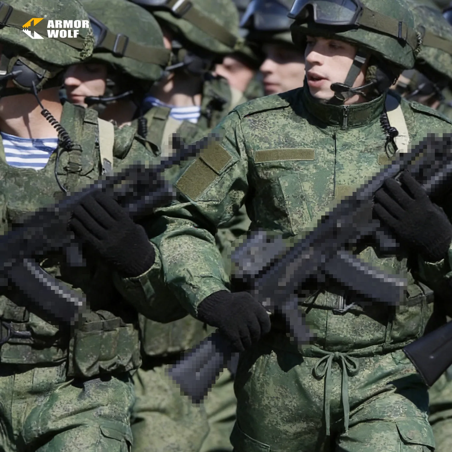 Traje camuflaje táctico militar para airsoft, chaqueta y pantalón - imagen 2