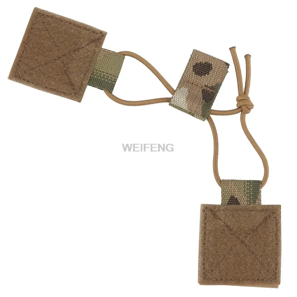 Bolsa táctica para revistas, hebilla de cordón de fijación fija elástica para soporte de Radio, sujetador, aparejo de pecho MKV D3CRM, accesorios para chaleco - imagen 3