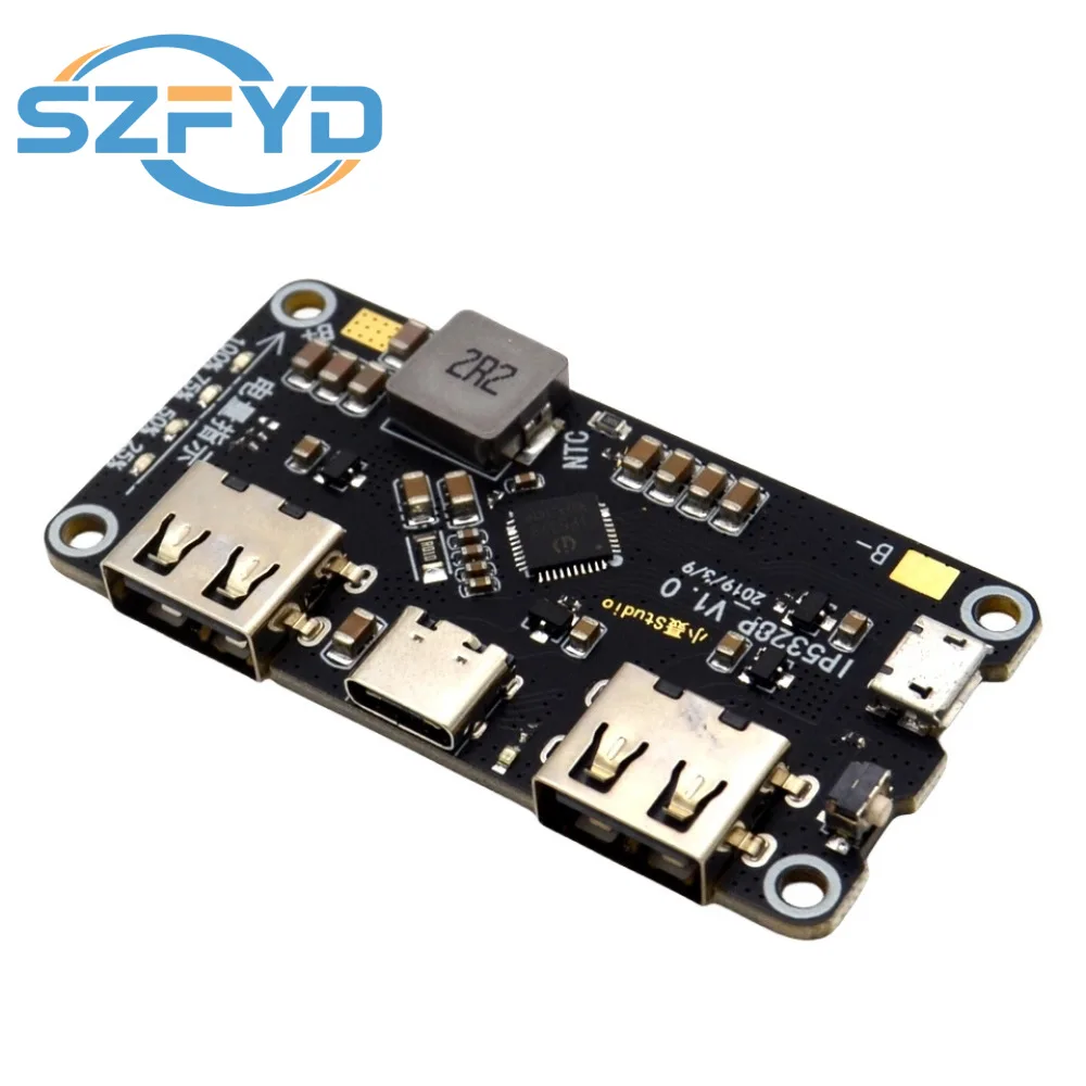 Módulo de carga rápida bidireccional IP5328P, convertidor de refuerzo de 3,7 V a 5V/9V/12V para banco de energía, carga y descarga DIY - imagen 5