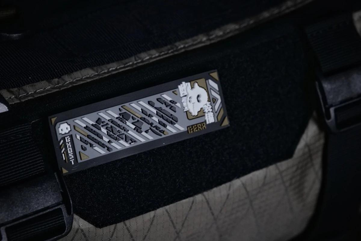 Ghost Gear-parche de PVC, insignia táctica de Metal para decoración de bolsa de ropa, Mini 1 pulgada - imagen 5