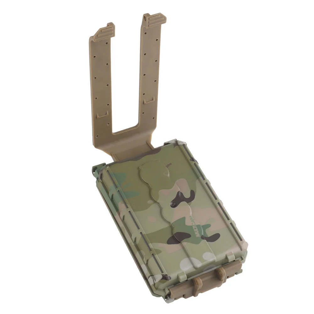 Bolsa magnética modular para chaleco táctico, caja de almacenamiento de batería impermeable para CR2032, AAA, 18650, 18350, CR123A, accesorios chasse - imagen 5