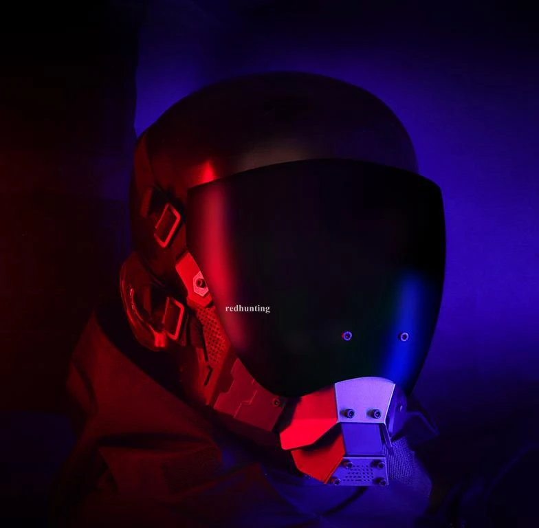 Máscara de cara completa táctica para motocicleta al aire libre, máscara transpirable a prueba de viento, casco de Motocross, máscara de calavera con lentes antirana de silicona - imagen 3