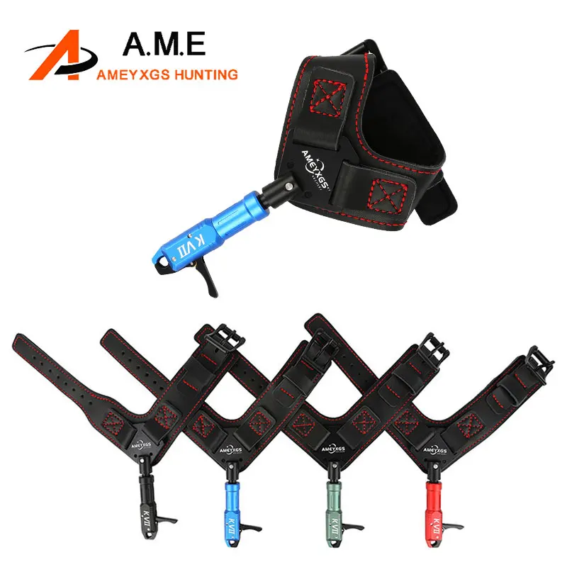 Ayuda de liberación de arco compuesto 360 °   Calibrador de liberación de tiro con arco, aleación de aluminio 6061 para objetivo de tiro de caza con arco de mano izquierda/derecha - imagen 2