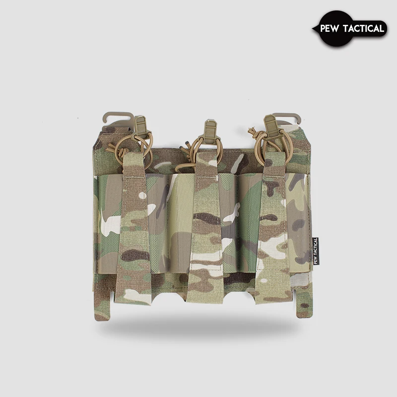 PEW TACTICAL Bolsa para revistas con solapa frontal triple elástica TEAR 5.56 FCPC V5 AIRSOFT FP07 - imagen 2