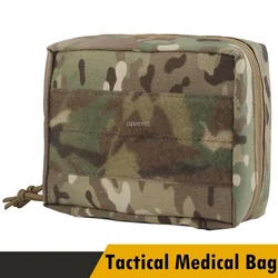 Bolsa táctica Molle EDC, botiquín de primeros auxilios con Clips para cinturón, soporte para teléfono, riñonera, bolsa de herramientas de utilidad EMT de emergencia, bolsa de caza