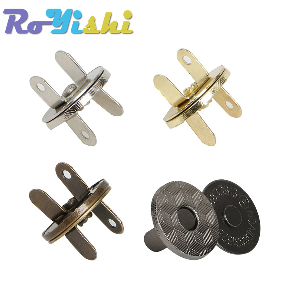 10 unids/pack 10-18mm botones magnéticos finos bolsas imán hebilla de adsorción automática botones de Metal broches botones de cartera - imagen 2
