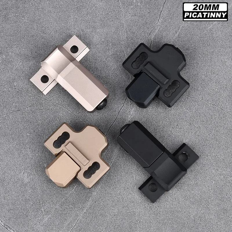 WADSN Metal serie ARIS montaje táctico Offset para M300 M600 linterna Base ajuste 20mm Rail MLOK KEYMOD caza Airsoft accesorio - imagen 3